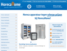 Tablet Screenshot of horecahome.nl
